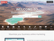 Tablet Screenshot of boliviayp.com